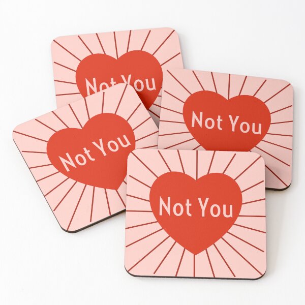 Item preview, Not You Heart Funny Anti Love designed and sold by Karianne Potter.