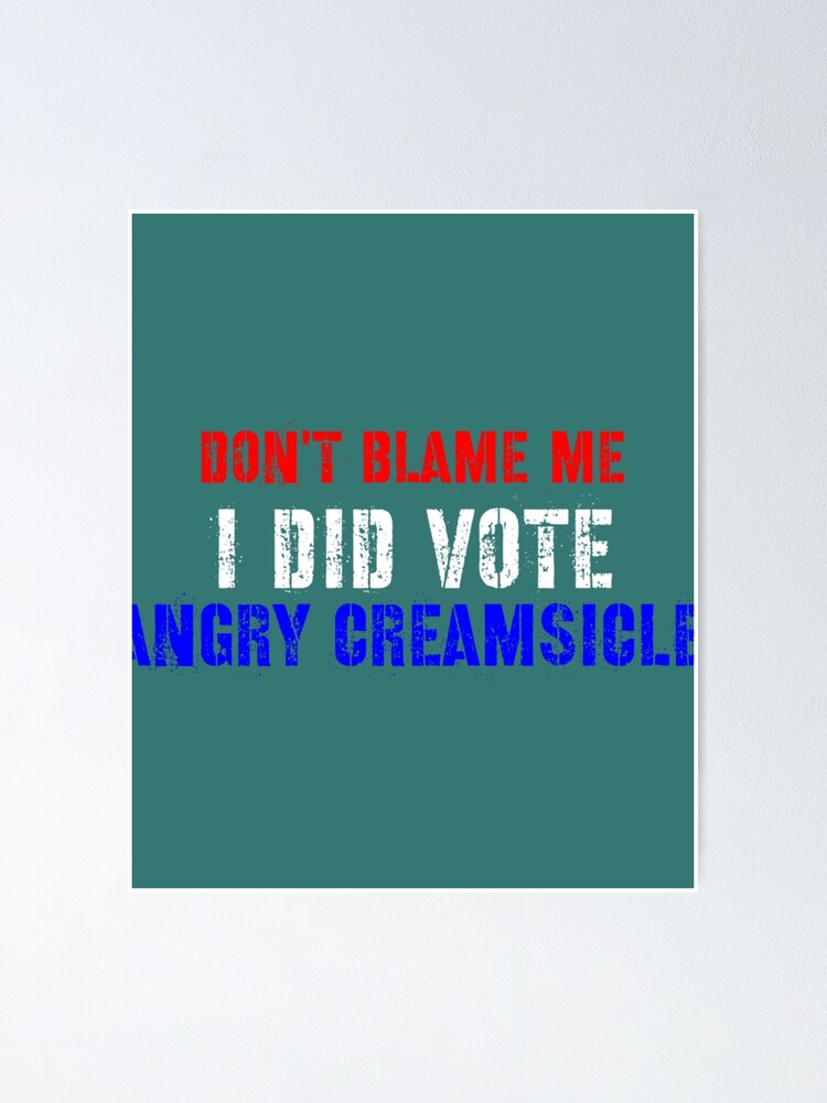 Adesivo Paraurti Don't Blame Me I Voted For Kamala Harris Rosso E Blu 2,5x8 Pollici - Foto 13