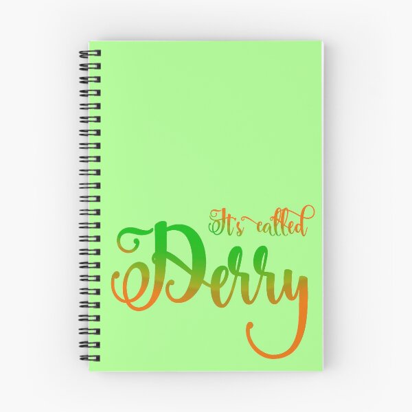 Item preview, It's Called Derry Coloured Calligraphy designed and sold by pommunist.
