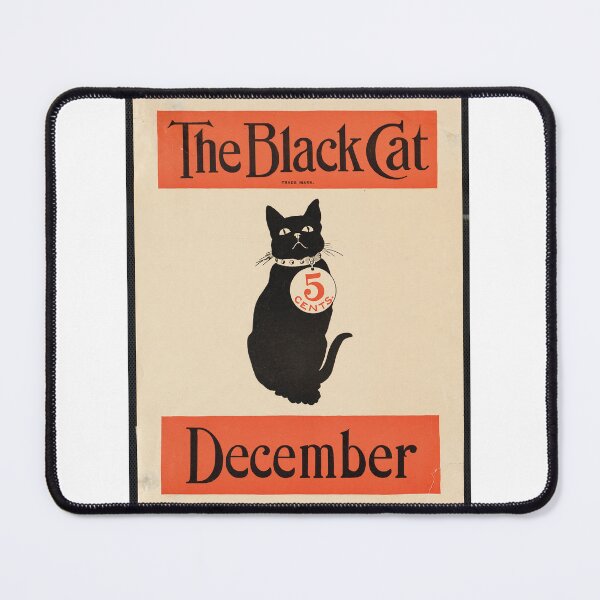 Item preview, The Black Cat, French vintage poster designed and sold by JayneDArcyNZ.