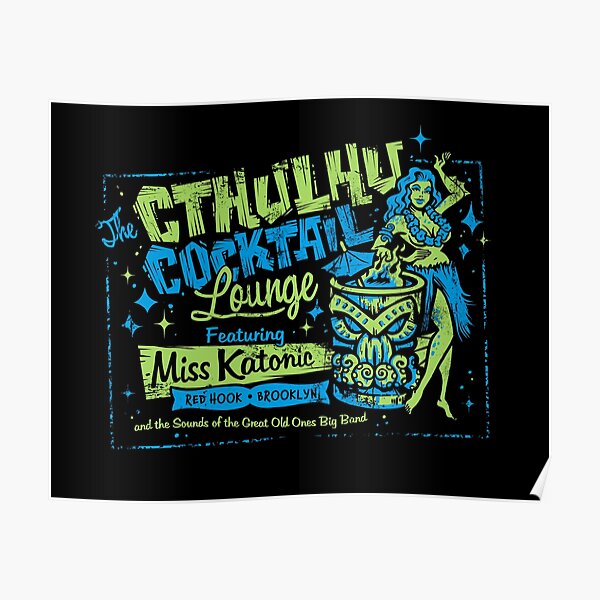 Cthulhu Cocktail Lounge Poster