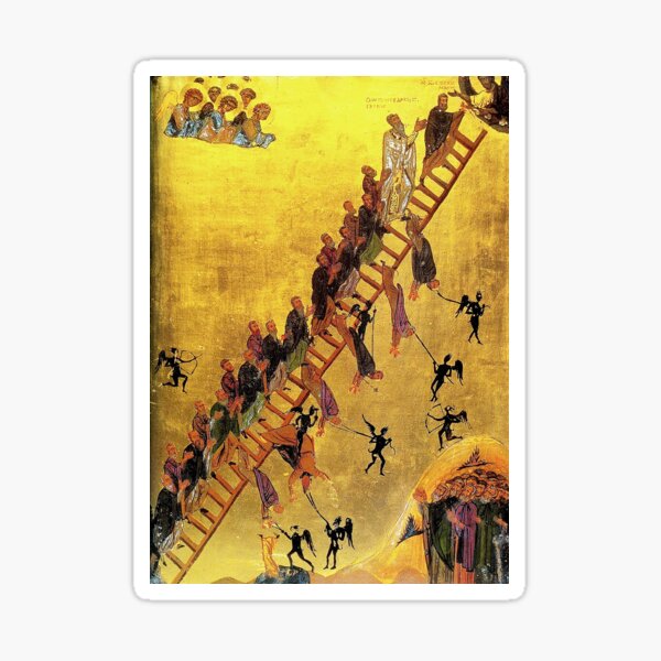 Saint Catherine S Monastery The Ladder Of Divine Ascent Sticker For Saint Catherine S Monastery The Ladder Of Divine Ascent Sticker For