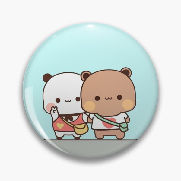 Item preview, Cute Couple Dudu And Bubu Are Taking A Picture designed and sold by gingersweet.