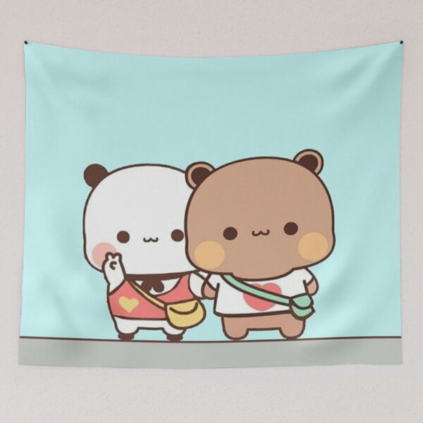 Item preview, Cute Couple Dudu And Bubu Are Taking A Picture designed and sold by gingersweet.
