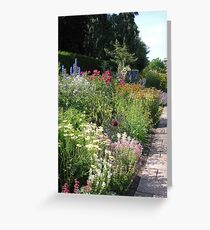 The Herbaceous Border Greeting Card