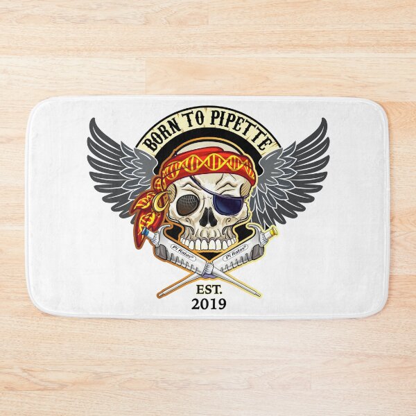 Item preview, BORN TO PIPETTE 2019 - Skull with DNA Headband and Micropipettes designed and sold by Zit-Zat-Zot.