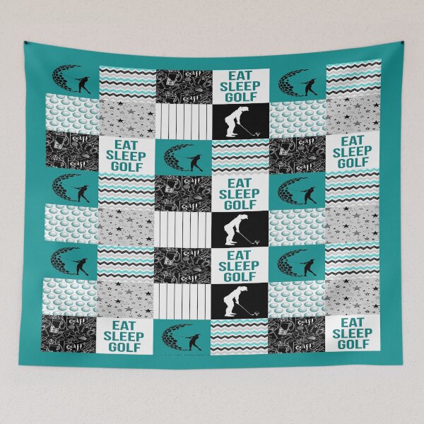 Item preview, Golf Shape Pattern Blanket designed and sold by AubreeFashion.