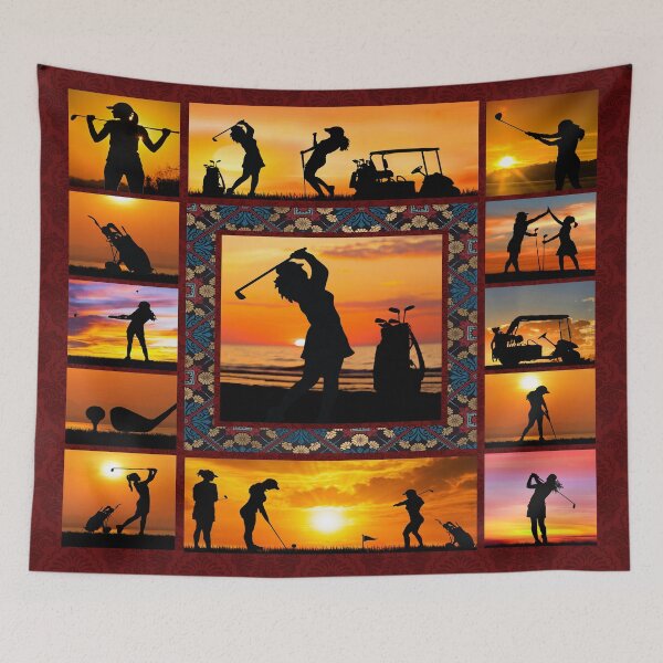 Artikelvorschau, Golf-Sonnenuntergang-Prämie entworfen und verkauft von AubreeFashion.