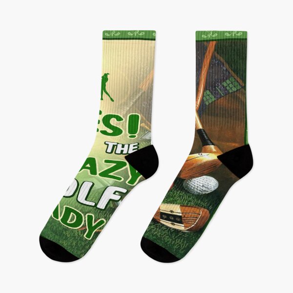 Item preview, YES I AM THE CRAZY GOLF LADY  designed and sold by AubreeFashion.