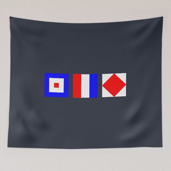 Item preview, WTF What The Fuck Nautical Signal Flags designed and sold by highparkoutlet.