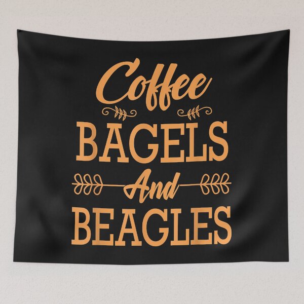 Item preview, Coffee Bagels And Beagles Bagel And Dog Lovers Gift  designed and sold by Robeace.