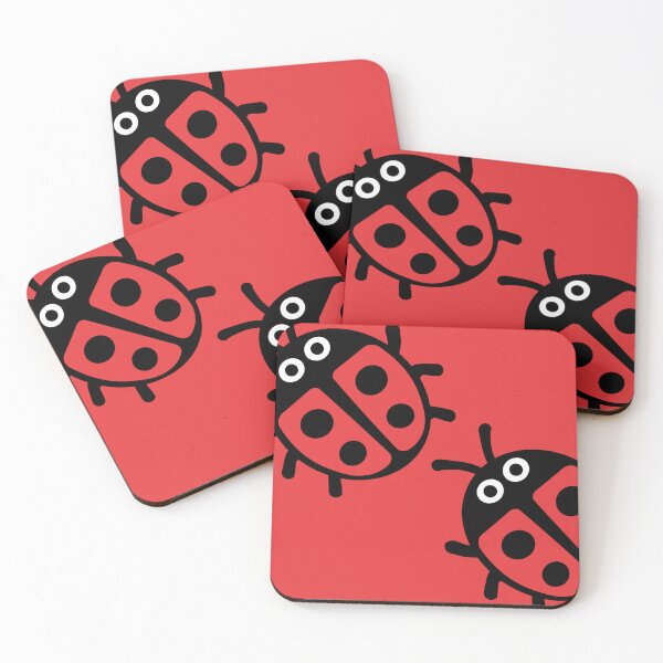 Item preview, Cute Kids Ladybirds - Coccinellidae Beetle - Red And Black Ladybugs - Sweet Kids Gifts designed and sold by happygiftideas.