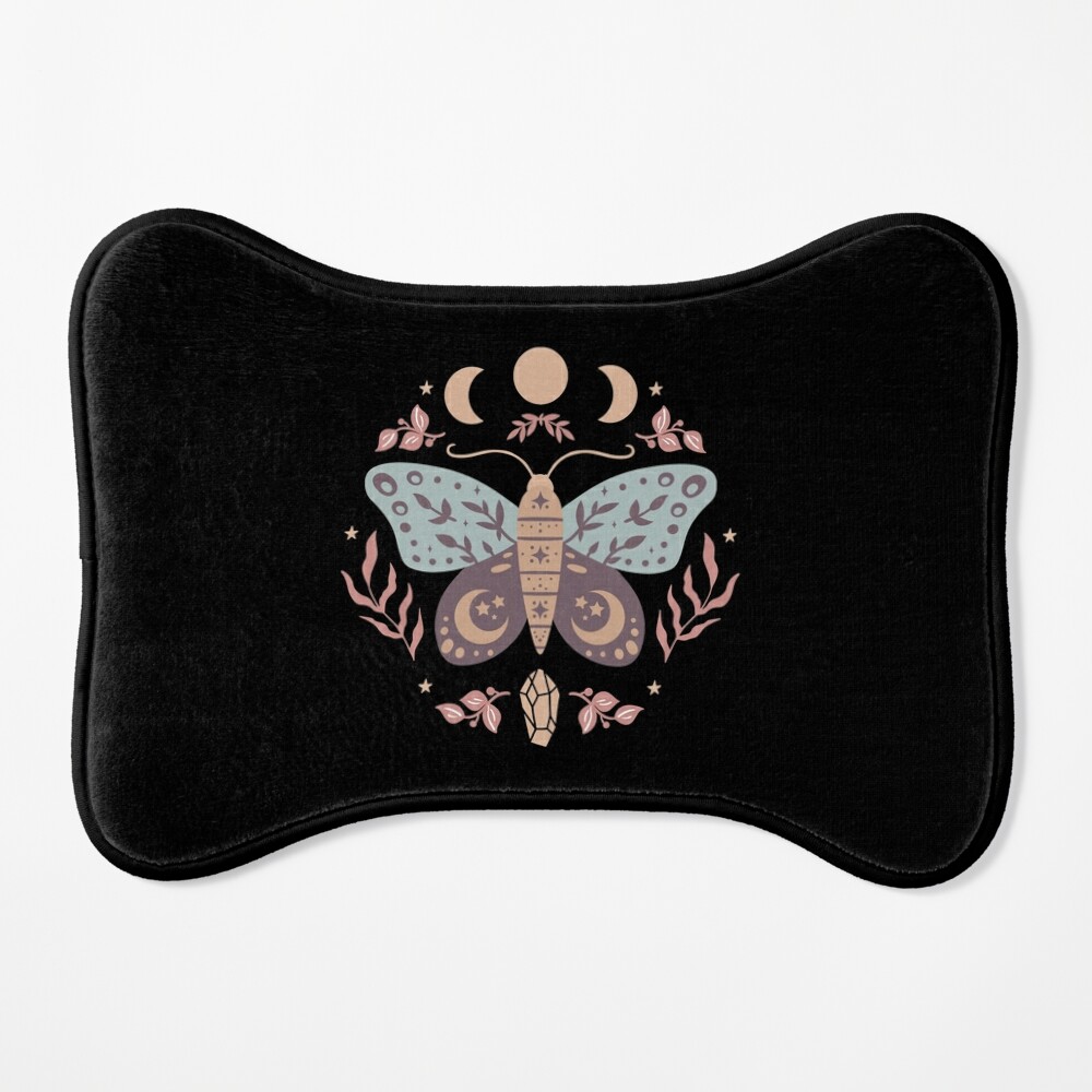  Dish Drying Mat Butterflies Celestial Boho Magic Gray