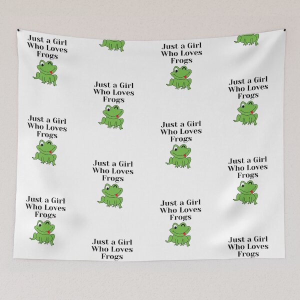Item preview, Just a Girl Who Loves Frogs, Frog Lover designed and sold by JRice66.