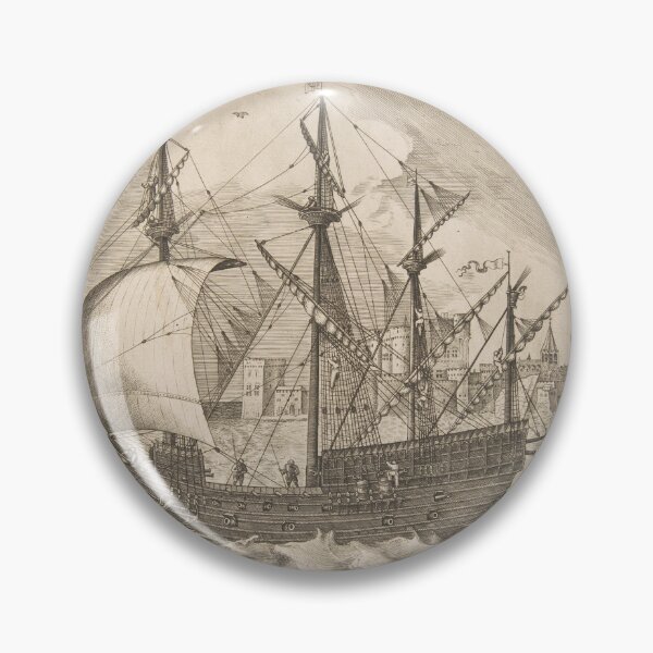Item preview, Armed War Ship Going Out To Sea designed and sold by LifeSpice.