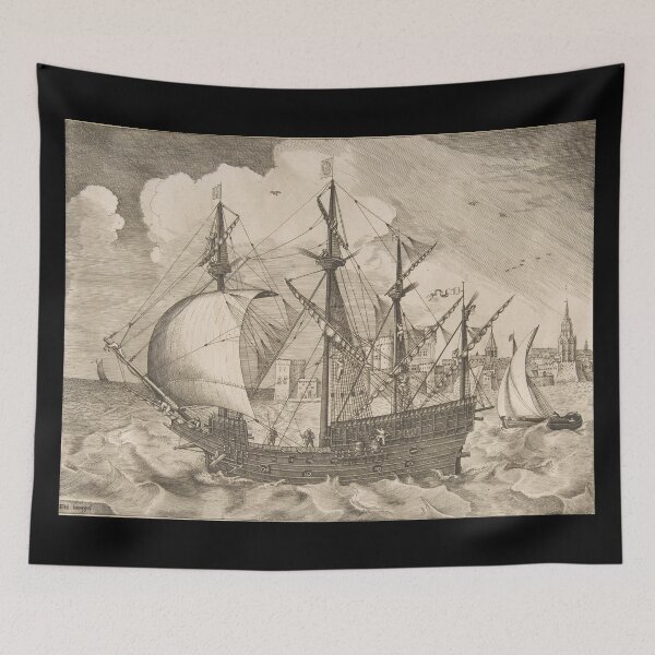 Item preview, Armed War Ship Going Out To Sea designed and sold by LifeSpice.