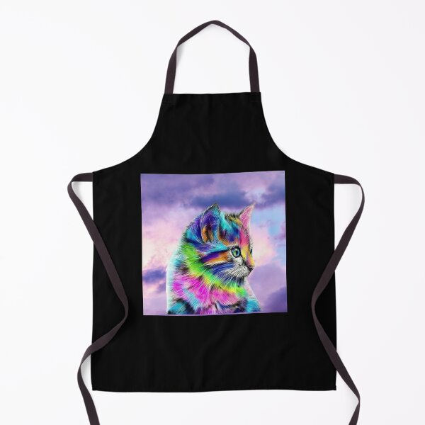 Item preview, Rainbow Clouds Kitten designed and sold by FavouriteStore.