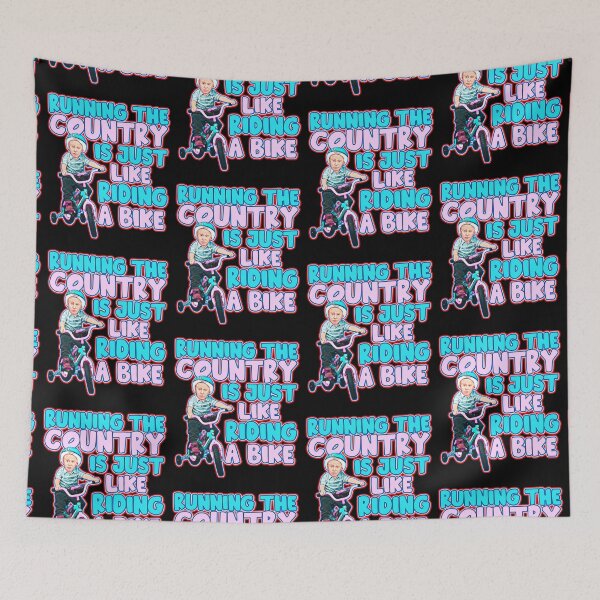 Item preview, Running The Coutry Is Like Riding A Bike designed and sold by WoodburyLake.