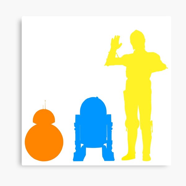 No Thank You Droid Metal Print By Madshiva Redbubble