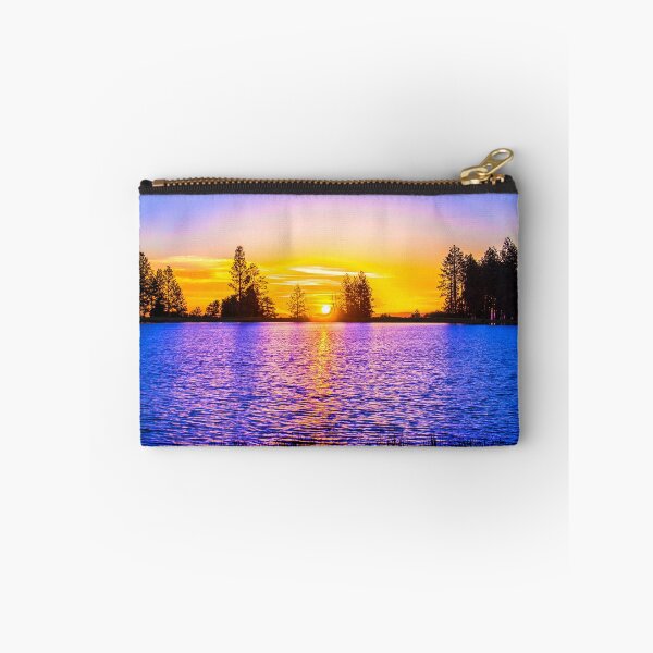 Item preview, WATERSCAPES #6 - Golden Sunset Reflected on Blue Lake designed and sold by DEL-Productions.