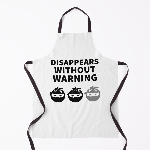 Item preview, Ninja Disappears Without Warning designed and sold by BeansHotTees.