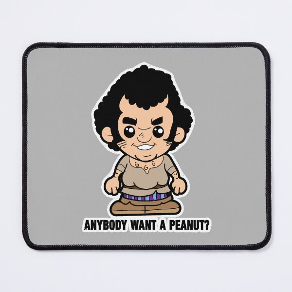 Item preview, Chibi Funny lil Fezzik AnyBody Want A Peanut designed and sold by ChrisGotschak.
