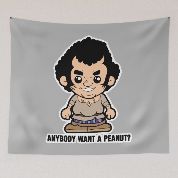 Item preview, Chibi Funny lil Fezzik AnyBody Want A Peanut designed and sold by ChrisGotschak.
