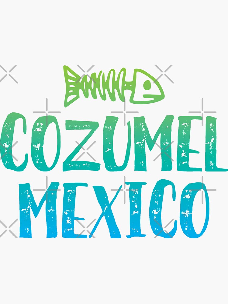 Free Shipping Mexico Stickers, Cozumel Mexico Stickers