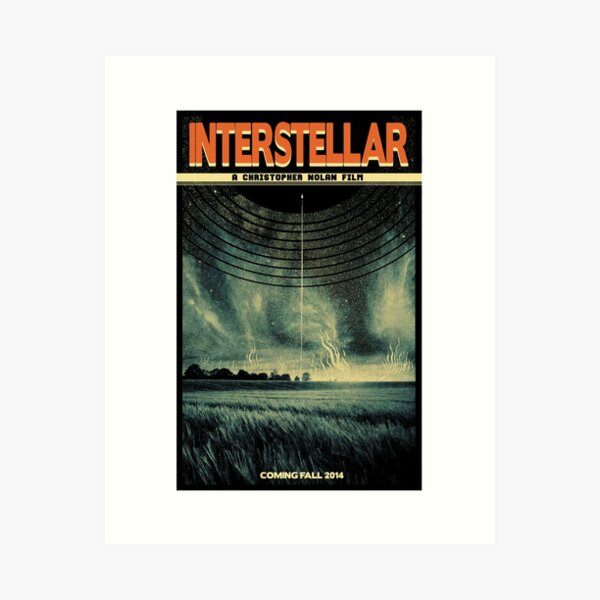 Vista previa del artículo con la obra «Teaser interestelar Póster», diseñado y vendido por toadboi.