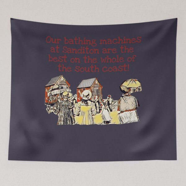 Item preview, Day Gifts Sanditon Bathing Machines South Coast Graphic For Fans designed and sold by Bramanlinda77.