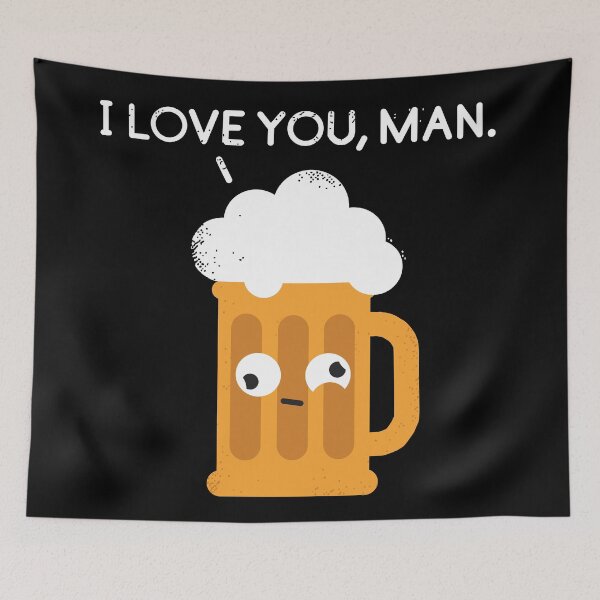 Artikelvorschau, Ich liebe dich Mann von Drunk Beer entworfen und verkauft von viCdesign.
