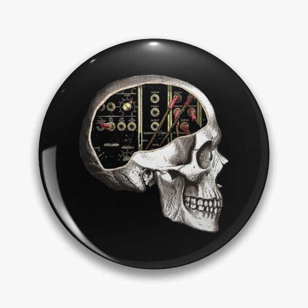 Item preview, Analog Modular Synthesizer Skull For Synth Nerd Classic T-Shirt designed and sold by brittaapriliy.