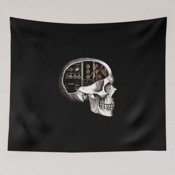 Item preview, Analog Modular Synthesizer Skull For Synth Nerd Classic T-Shirt designed and sold by brittaapriliy.