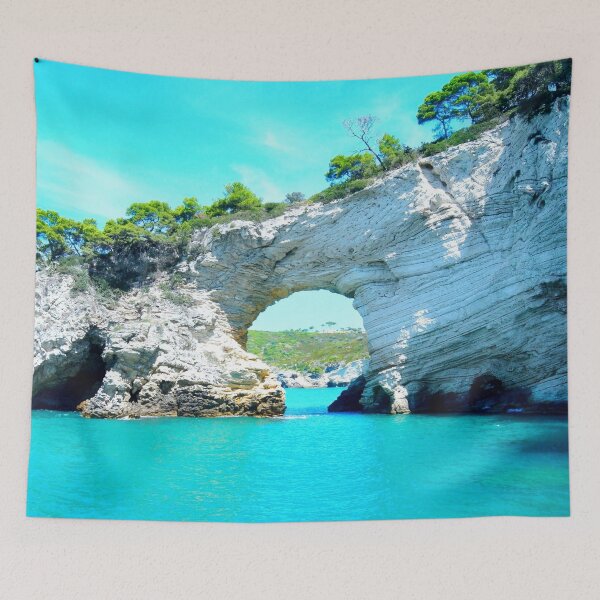 Item preview, WATERSCAPES #9 - Arch in Chalk with Fluorescent Blue Water Running Through designed and sold by DEL-Productions.