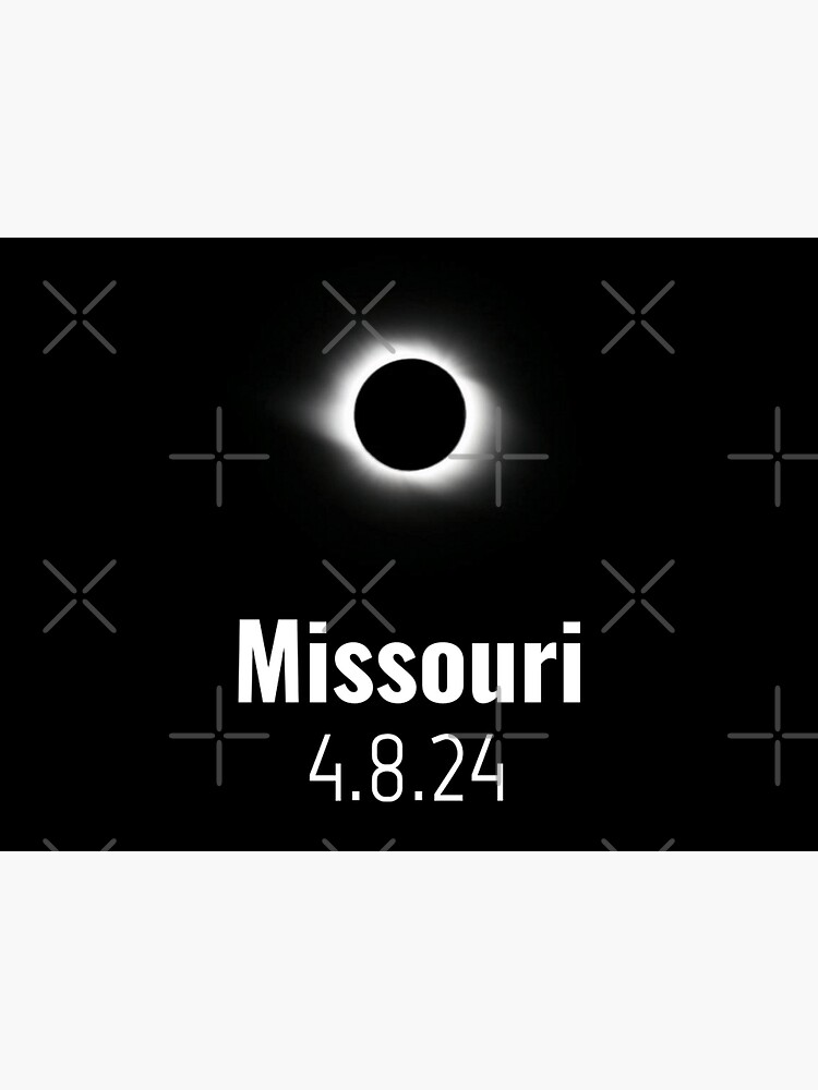 "Total Solar Eclipse 2024 Missouri" Poster for Sale by miles854 Redbubble