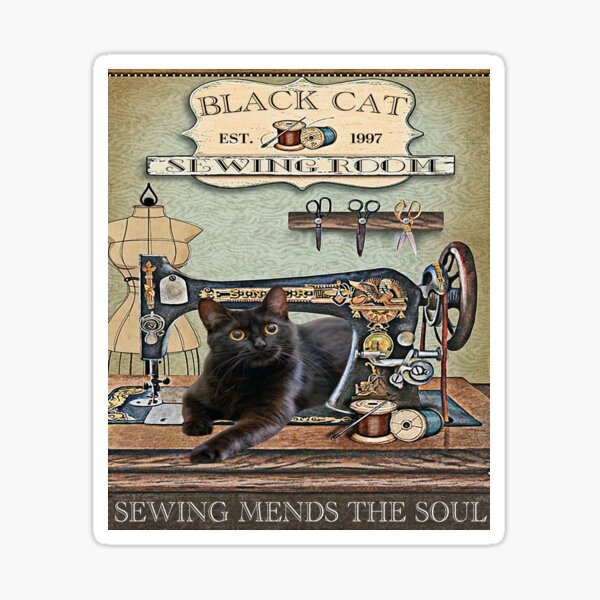 Item preview, Black Cat Sewing Room  designed and sold by JakeGoodwin.