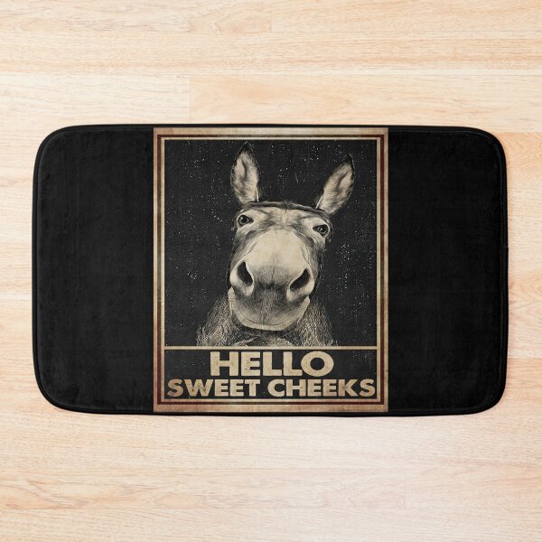 Item preview, Black Hello Sweet Cheeks Donkey designed and sold by JakeGoodwin.