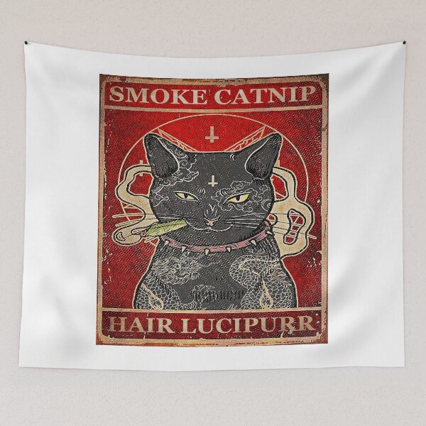 Item preview, Black Smoke Catnip Hair Lucipurr designed and sold by JakeGoodwin.
