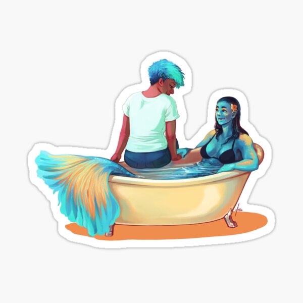 Mermaid Girlfriend (SFW) Sticker