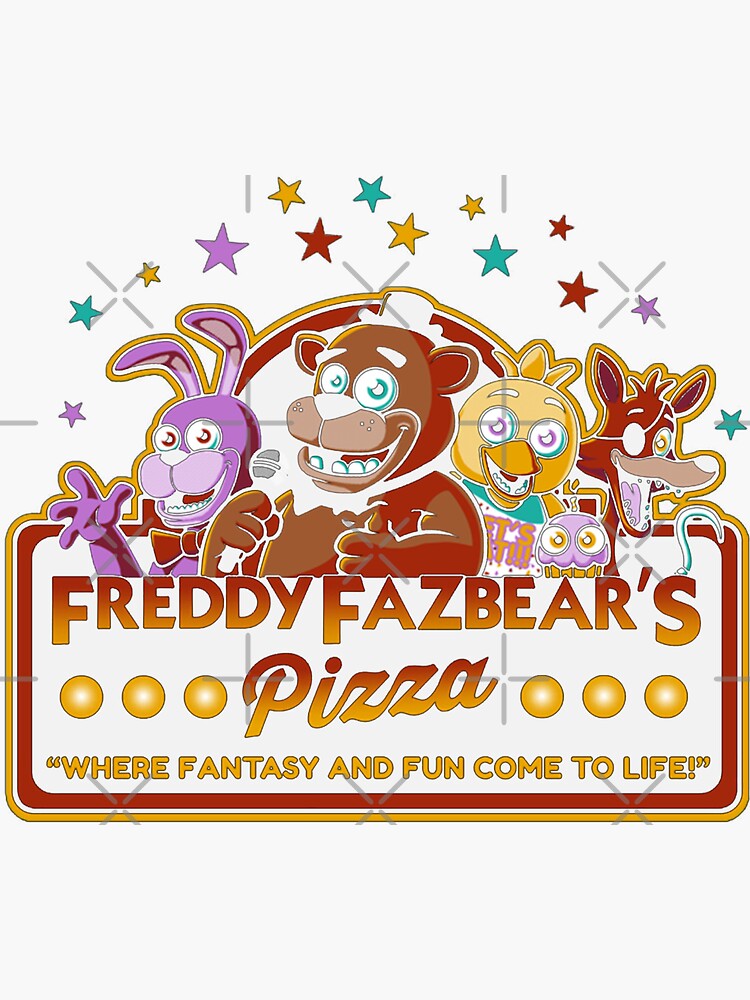 Five Nights at Freddy's: Freddy Fazbear die-cut Sticker 