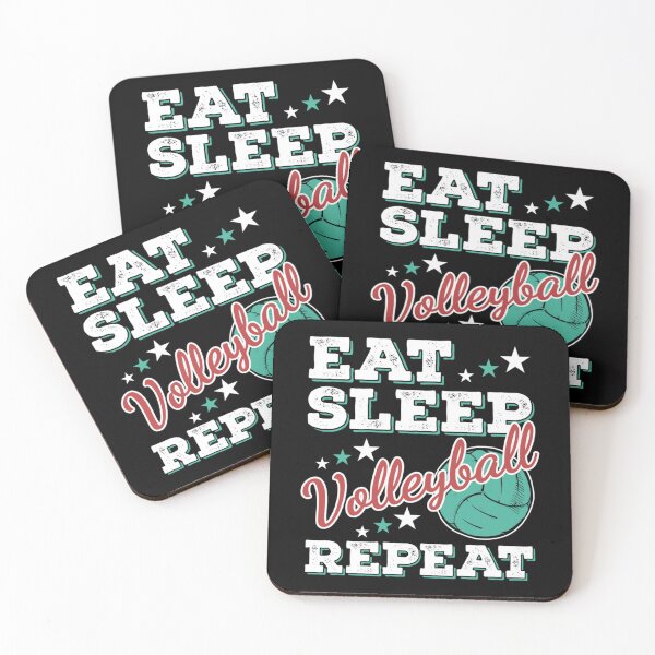 Item preview, Eat Sleep Volleyball Repeat T-Shirt Cool Funny Nerdy Comic Graphic Volleyball Volleyballer  designed and sold by laureljusjv.