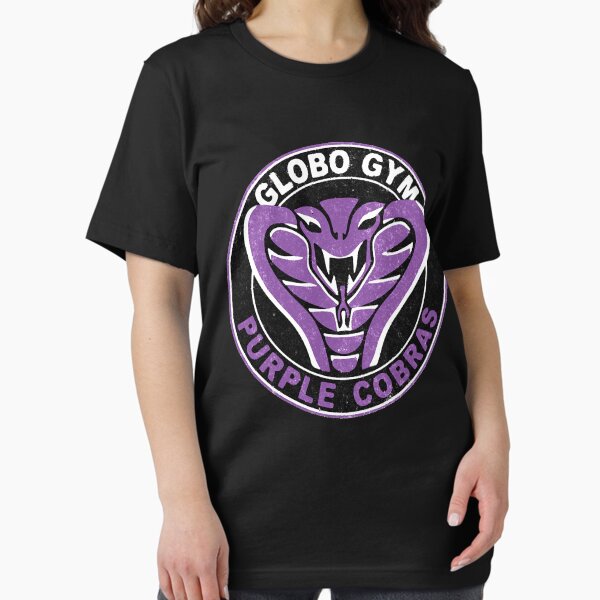 Aperçu de l'œuvre Logo vintage de cobras violets Globo gym créée et vendue par JosephBeninca.