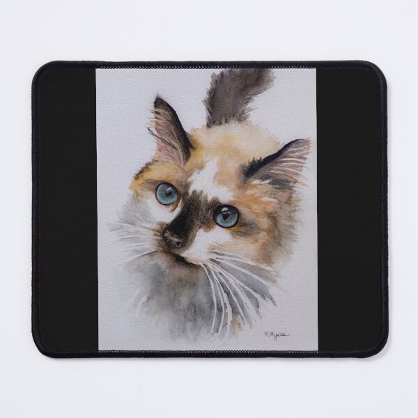 Item preview, Sweet calico watercolor kitty designed and sold by JuniperMT.