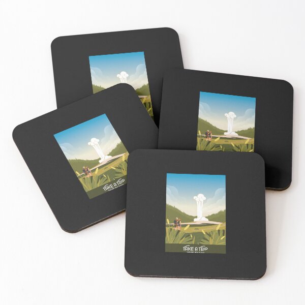 Item preview, Yellowstone geyser travel poste designed and sold by creesexeopydb.