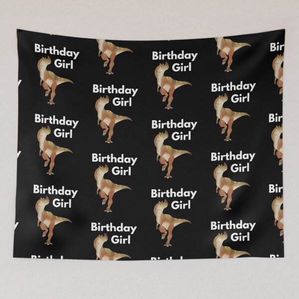Item preview, Birthday Girl Baby T-Rex Dinosaur, white text designed and sold by JRice66.