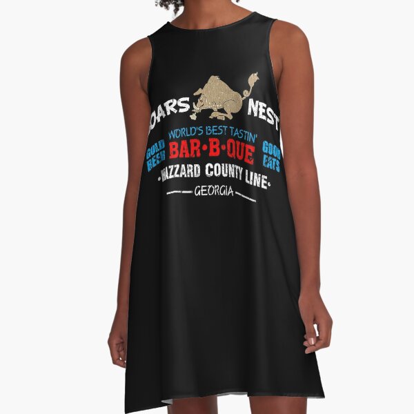 Dukes Of Hazard World Best Tastin' BBQ A-Line Dress