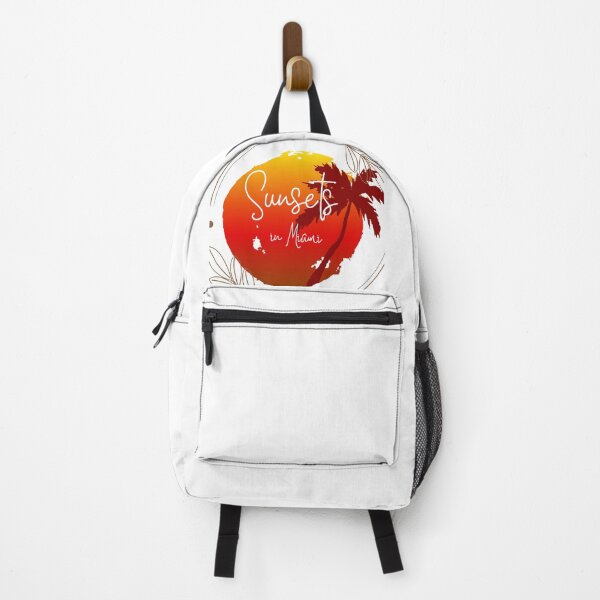 Item preview, Round orange Sunset in Miami designed and sold by PalomaHealing24.
