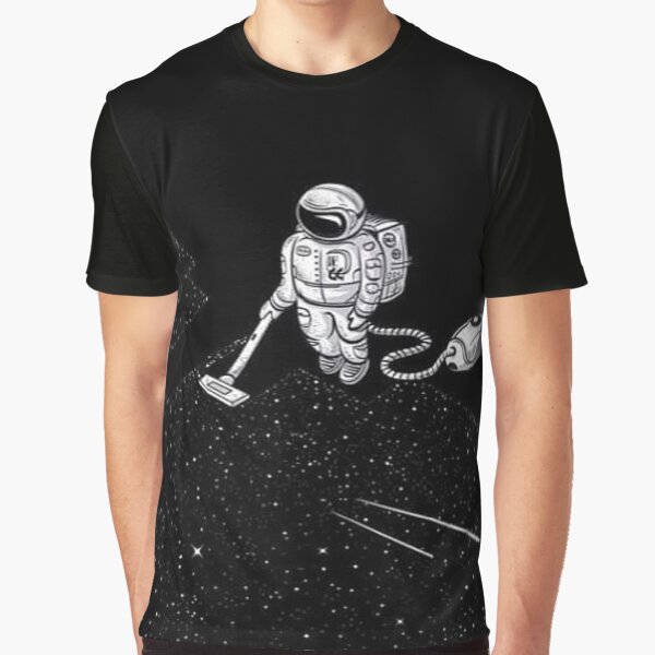 Space Cleaner Graphic T-Shirt