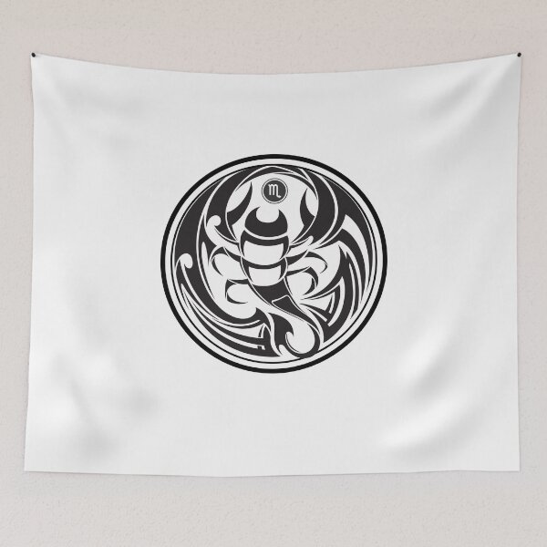 Item preview, Scorpio Black and White Scorpion design designed and sold by mbuz90.