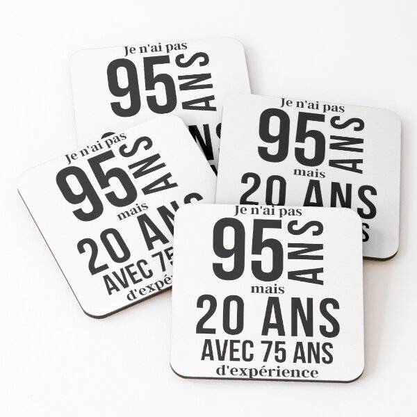 Item preview, I'm not 95 years old, birthday gift, humorous birthday gift designed and sold by lapolonaise.